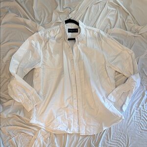 Abercrombie & Fitch Men's White Shirt